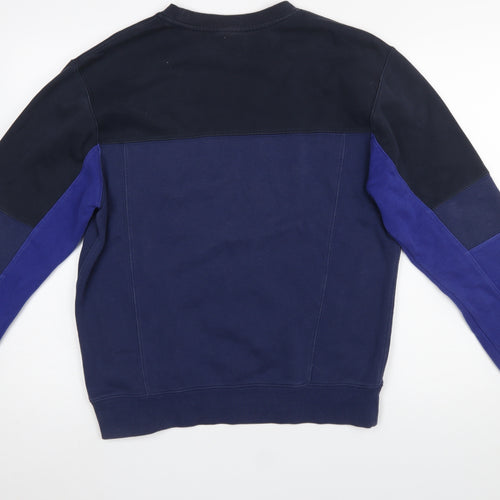 Nike Men's Blue Crew Neck Pullover Sweatshirt Size S Regular Fit
