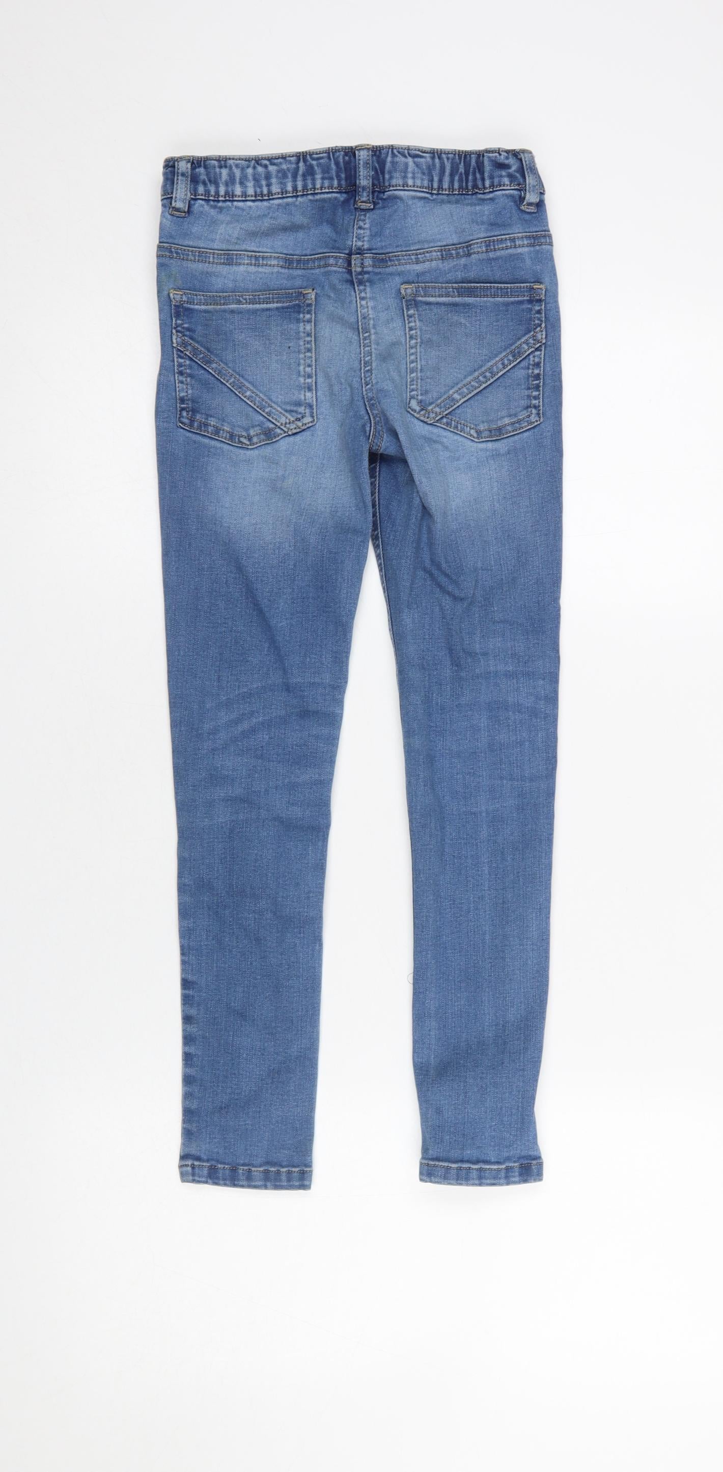 Next Girls Blue Jegging Jeans 9 Years Slim Fit Stretch Denim