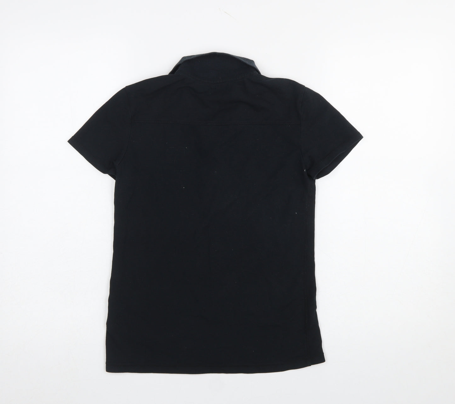 Adidas Women's Black Polo Shirt XS Climalite Cotton Blend
