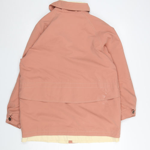 Panache Women’s Pink Microfibre Waterproof Hooded Rain Jacket Size 14