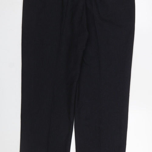 Dunnes Men's Black Pleated Dress Trousers 36W 33L Classic Fit