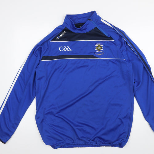 O'Neills Men's Blue XL 1/4 Zip Sports Sweatshirt Mock Neck Lightweight