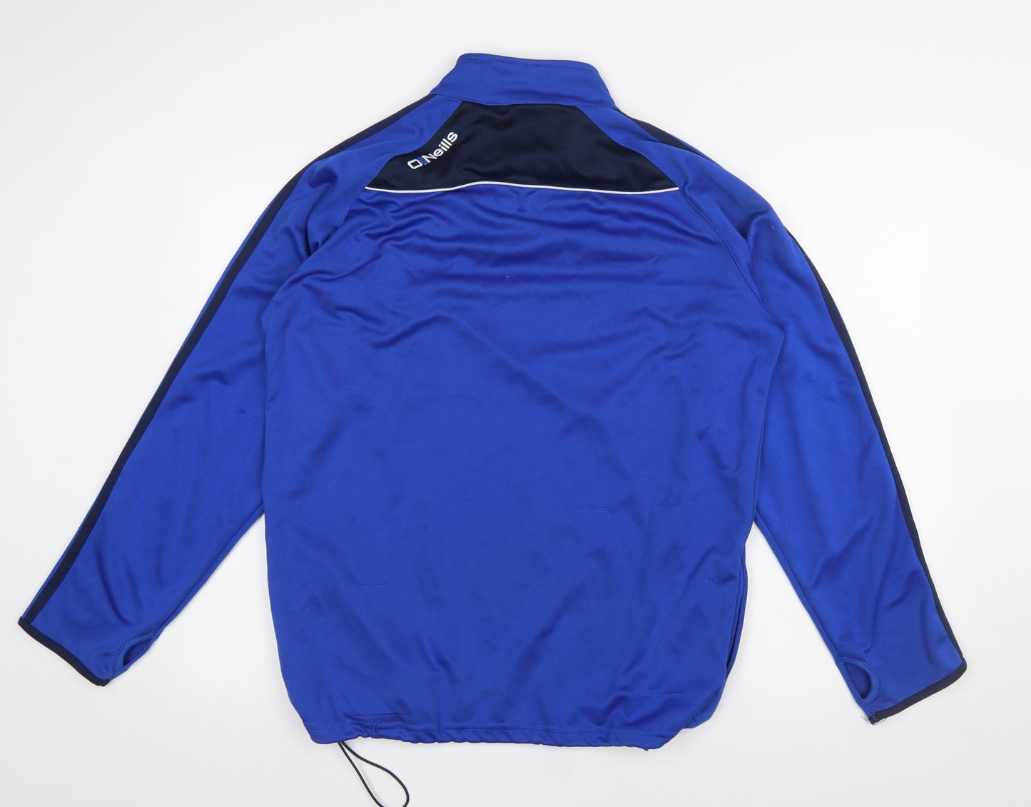 O'Neills Men's Blue XL 1/4 Zip Sports Sweatshirt Mock Neck Lightweight