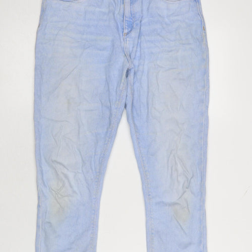 River Island Women’s Blue Light Wash Ankle Slim Jeans Size 12