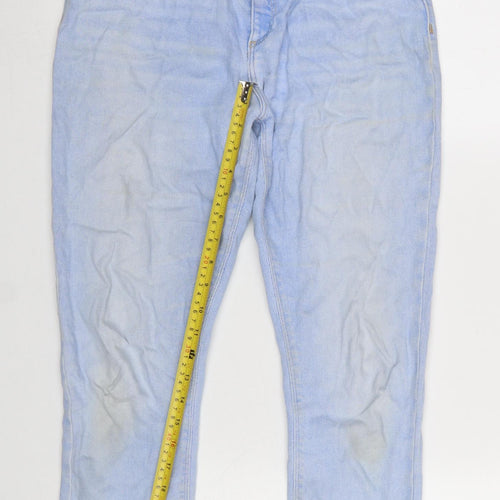 River Island Women’s Blue Light Wash Ankle Slim Jeans Size 12