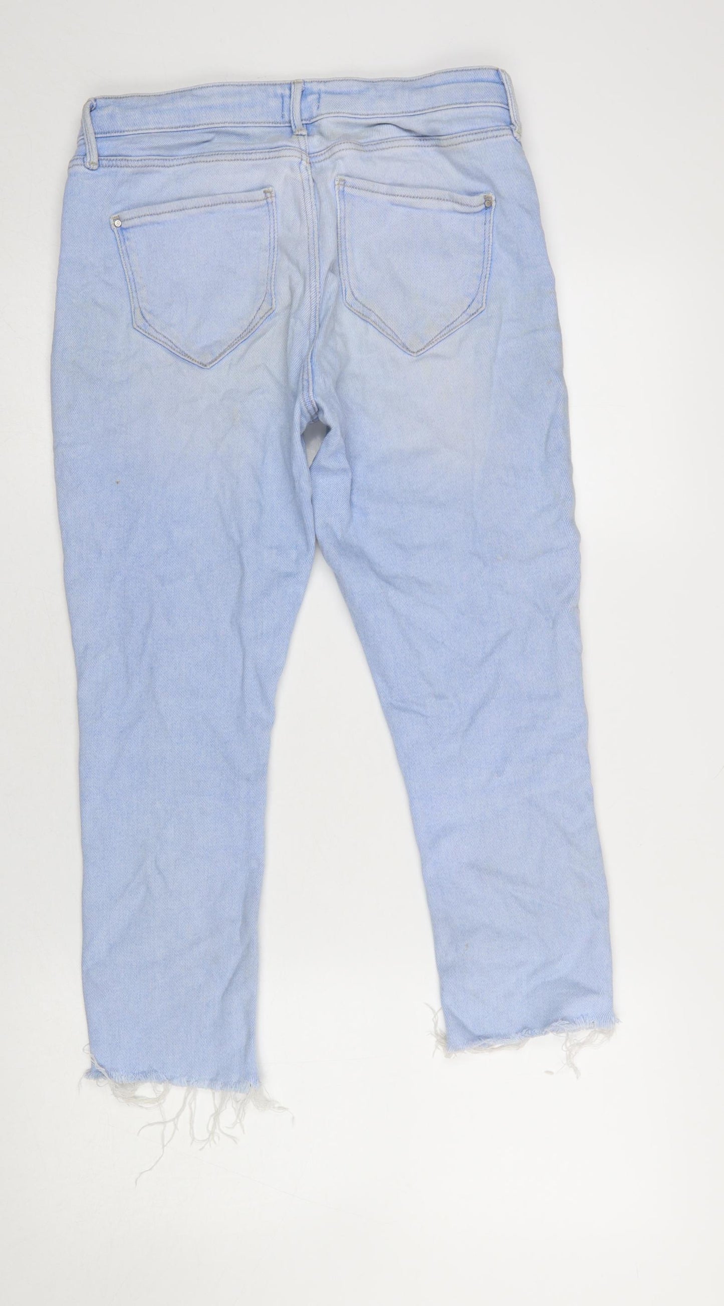 River Island Women’s Blue Light Wash Ankle Slim Jeans Size 12