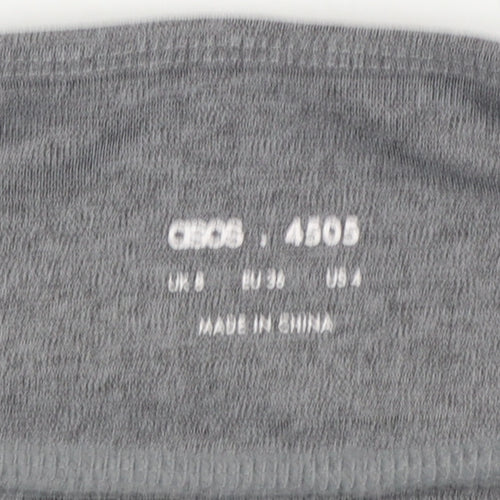 ASOS 4505 Women Grey Size 8 Slim Fit Leggings for Running & Gym