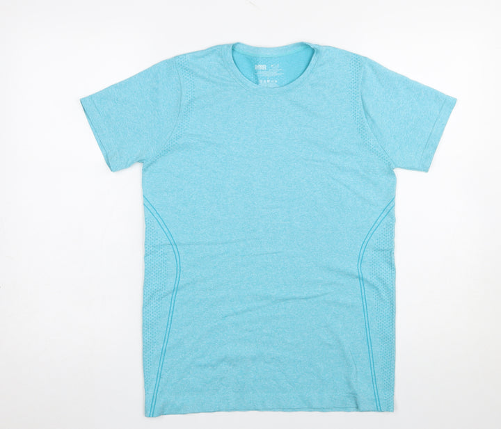 Dunnes Stores Womens Blue Athletic T-Shirt Size 12 Short Sleeve