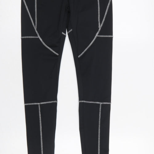 ASOS 4505 Womens Black Size 8 Activewear Leggings Gym Running Trousers