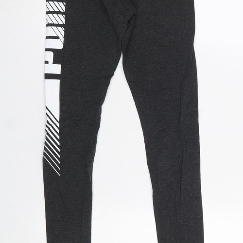 Puma Women's Black Slim Fit Jersey Leggings Size S