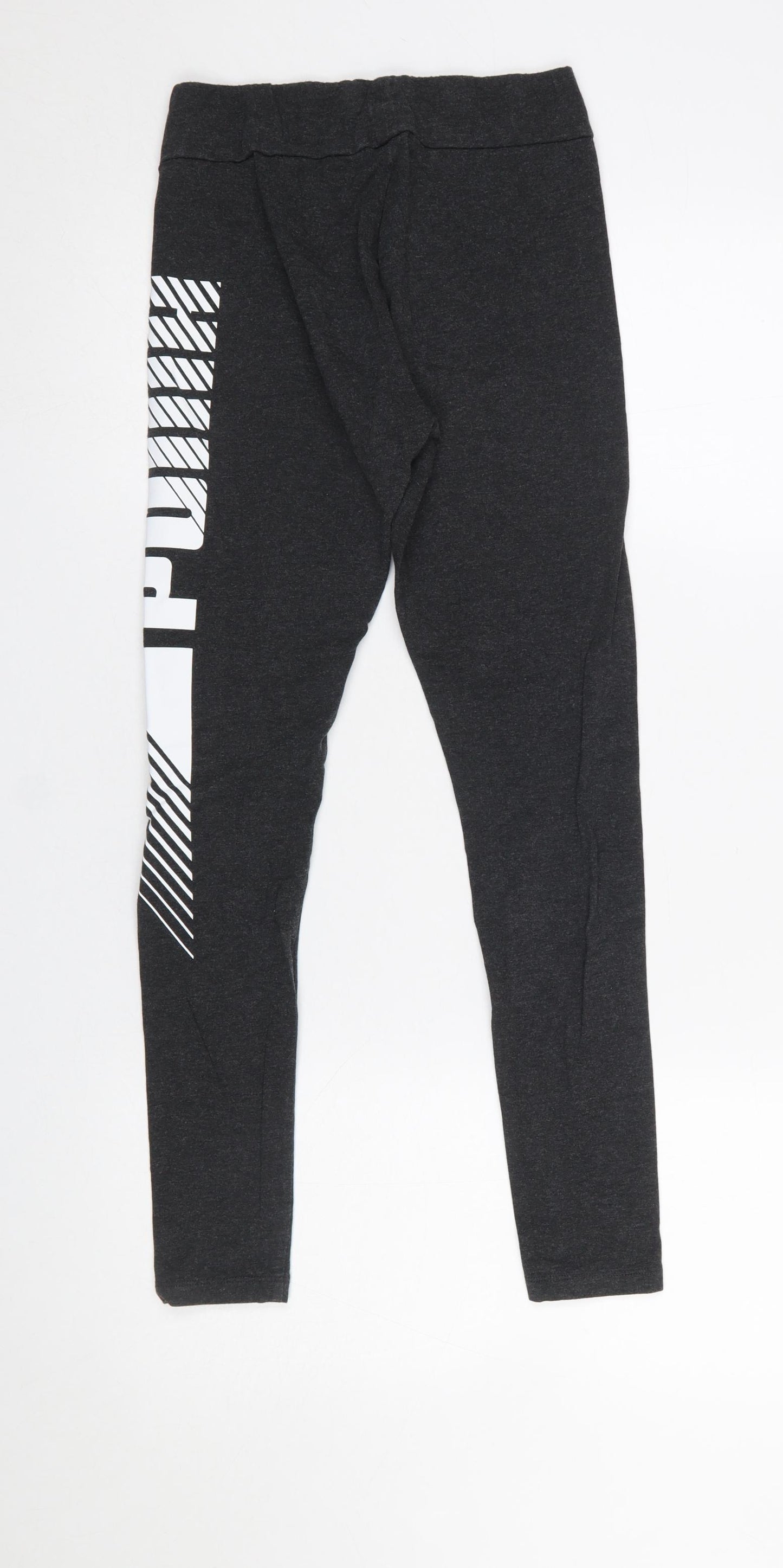 Puma Women's Black Slim Fit Jersey Leggings Size S