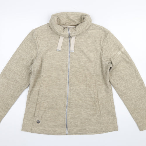 Regatta Womens Beige Softshell Outdoor Jacket Size 12