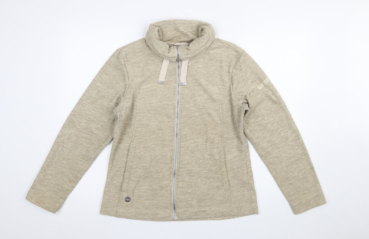 Regatta Womens Beige Softshell Outdoor Jacket Size 12