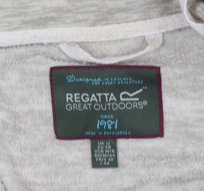 Regatta Womens Beige Softshell Outdoor Jacket Size 12