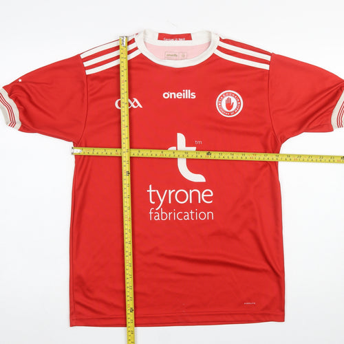 O'Neills Boys Red Football Jersey T-Shirt 13 Years Lightweight Sports Top