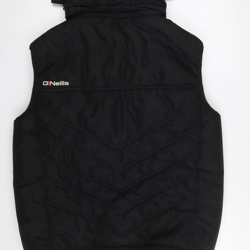 O’Neills Men’s Black L Hooded Puffer Gilet Waistcoat