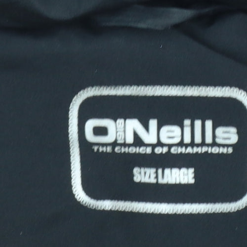 O’Neills Men’s Black L Hooded Puffer Gilet Waistcoat