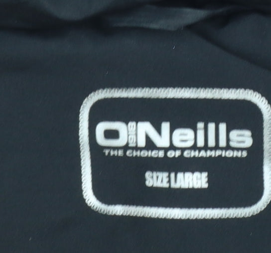 O’Neills Men’s Black L Hooded Puffer Gilet Waistcoat