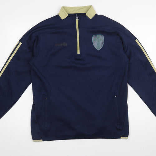 O'Neills Men's Blue 1/2 Zip Sports Sweatshirt Size M