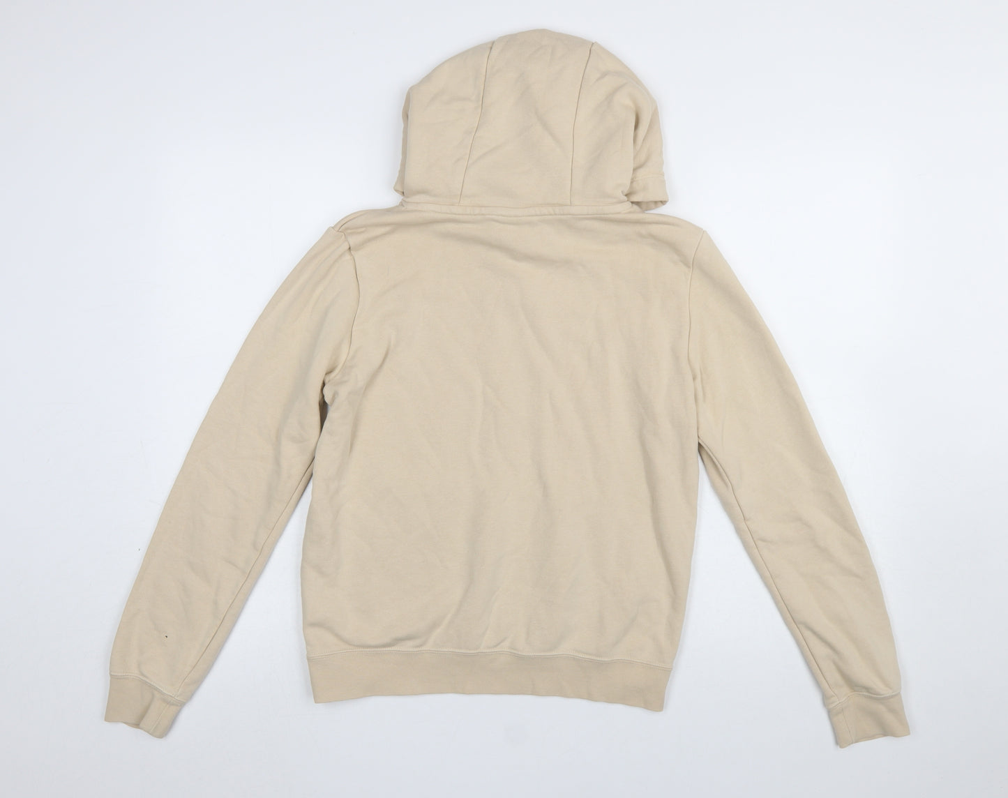 Nike Womens Beige Pullover Hoodie XS Cotton Blend Casual