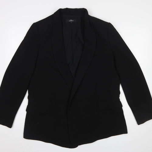 Next Women's Black Tailored Blazer UK 18 Polyester Lined Classic Fit