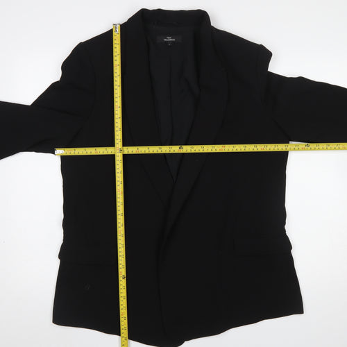 Next Women's Black Tailored Blazer UK 18 Polyester Lined Classic Fit