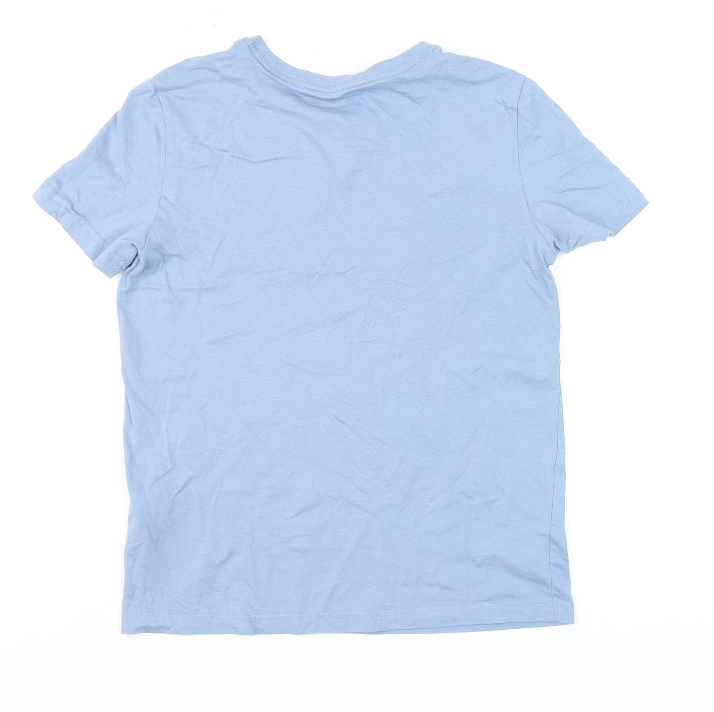 Puma Boys Blue 11-12 Years Regular Fit Logo Sports T-Shirt