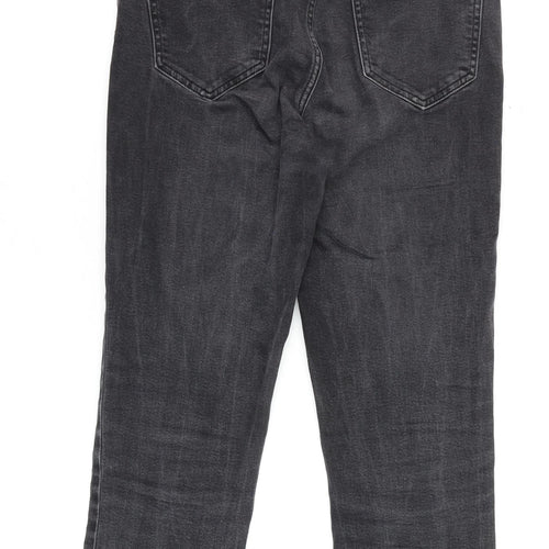 F&F Women’s Black Dark Wash Skinny Jeans UK 10 Slim Fit Cotton Blend