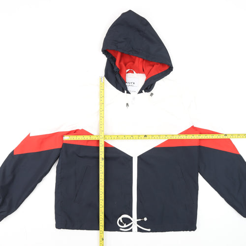 Haily’s Men’s Multicoloured Windbreaker Jacket Hooded M