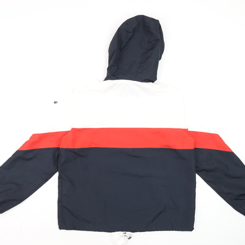 Haily’s Men’s Multicoloured Windbreaker Jacket Hooded M