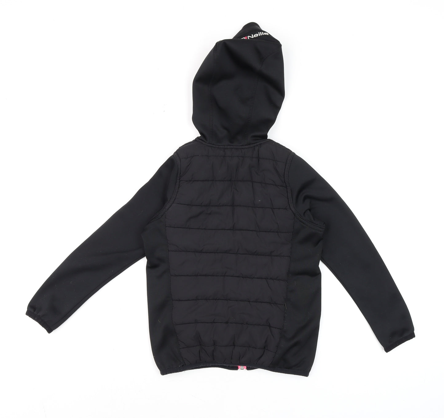 O'Neills Girls Black Softshell Full Zip Hoodie Age 3-4 Years
