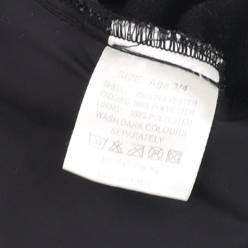 O'Neills Girls Black Softshell Full Zip Hoodie Age 3-4 Years