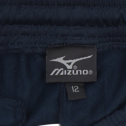 Mizuno Women’s Blue Track Pants Size 12 Sports Trousers