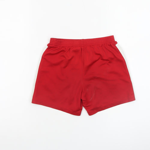 Nike Boys Red LFC Football Athletic Shorts Size M Polyester Activewear