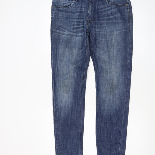 Duck and Cover Men's Blue 32S Slim Straight Denim Jeans