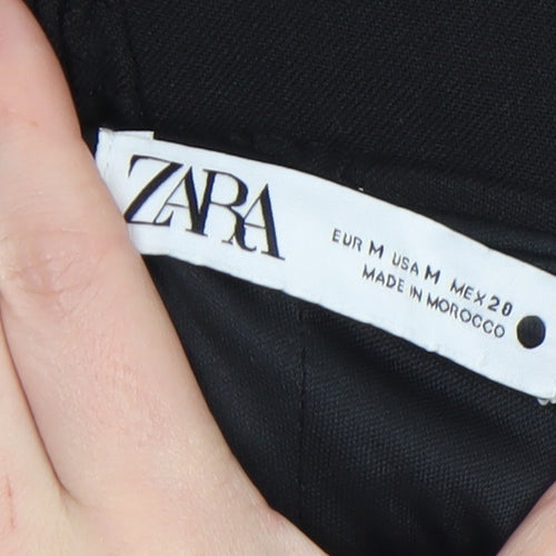 ZARA Women's Black Strapless Bodycon Mini Dress Size 12