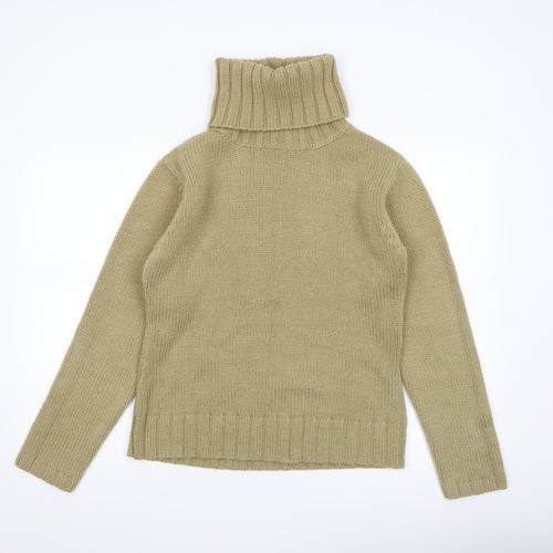B.YOUNG Women’s Beige Roll Neck Knit Jumper XL Acrylic
