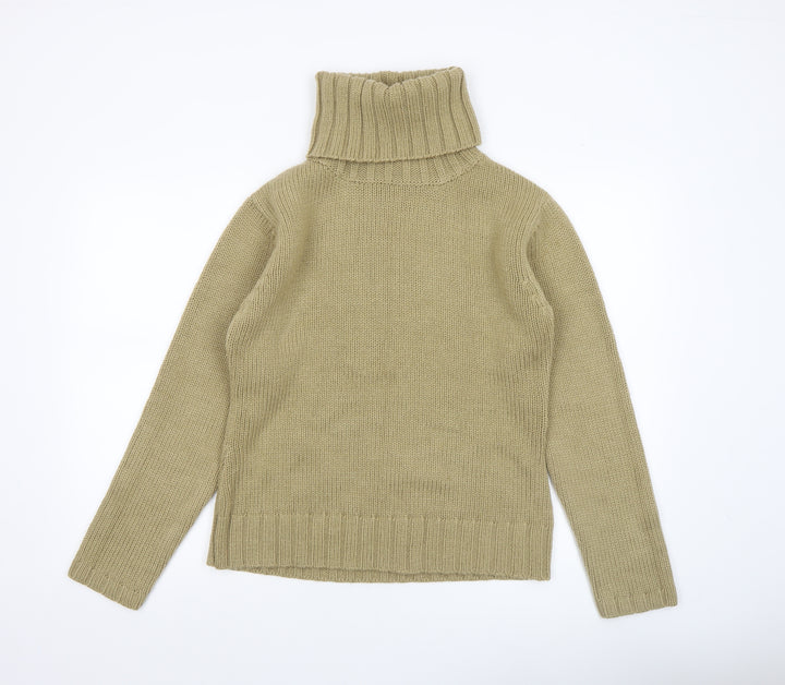B.YOUNG Women’s Beige Roll Neck Knit Jumper XL Acrylic