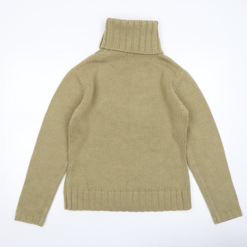 B.YOUNG Women’s Beige Roll Neck Knit Jumper XL Acrylic