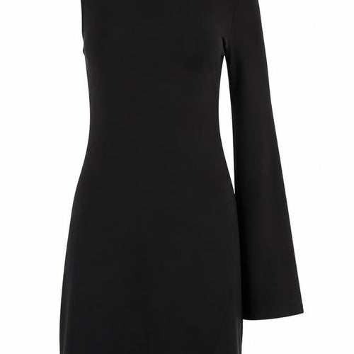 ASOS DESIGN Women Black One Shoulder Bodycon Dress Size 8-10