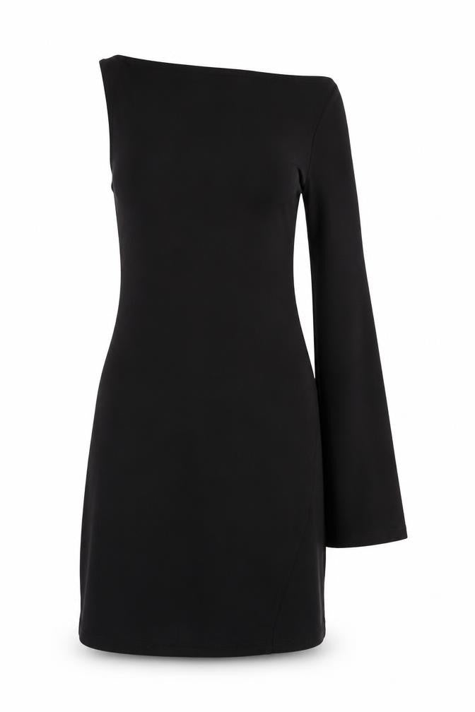 ASOS DESIGN Women Black One Shoulder Bodycon Dress Size 8-10
