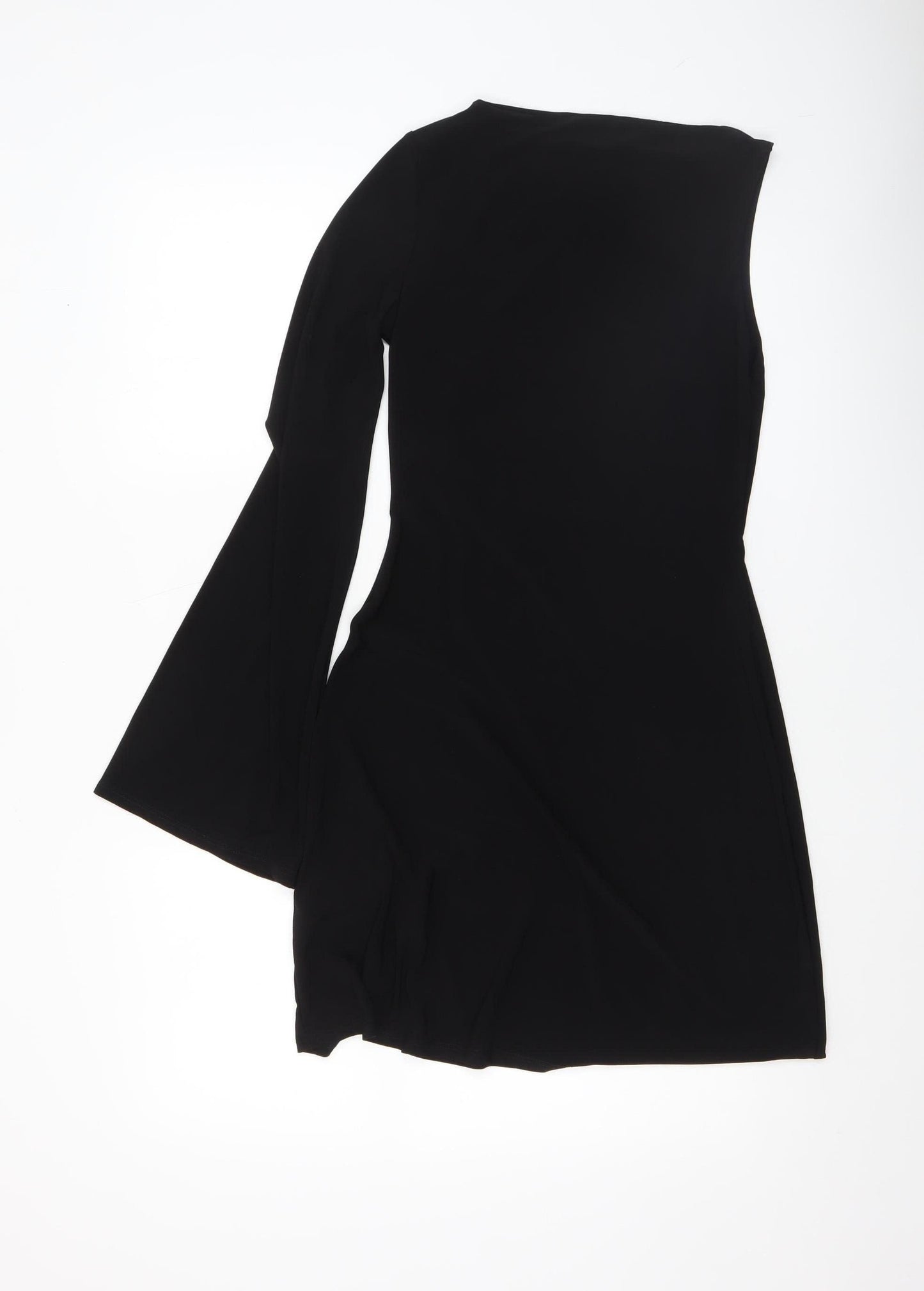 ASOS DESIGN Women Black One Shoulder Bodycon Dress Size 8-10