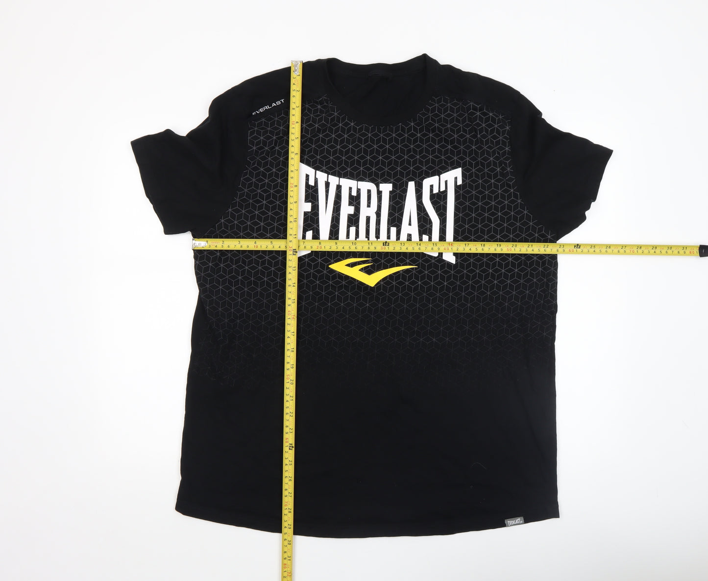 Everlast Men's Black 2XL Sports Graphic Cotton T-Shirt