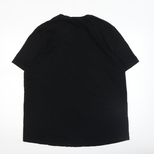 Everlast Men's Black 2XL Sports Graphic Cotton T-Shirt