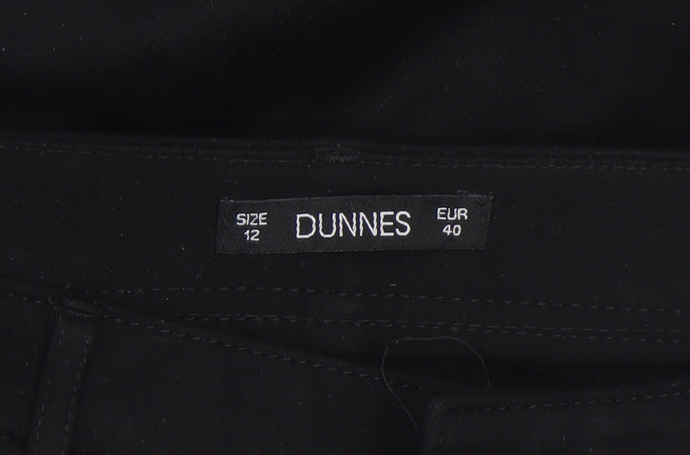 Dunnes Women’s Black Stretch Jegging Size 12 Slim Fit Trousers