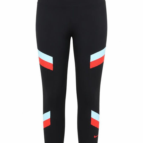 Nike Womens Black Leggings M Sports Stretch Mid Rise