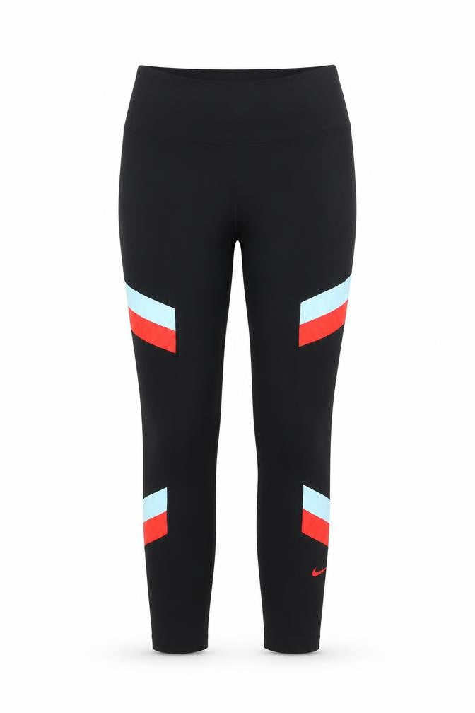 Nike Womens Black Leggings M Sports Stretch Mid Rise