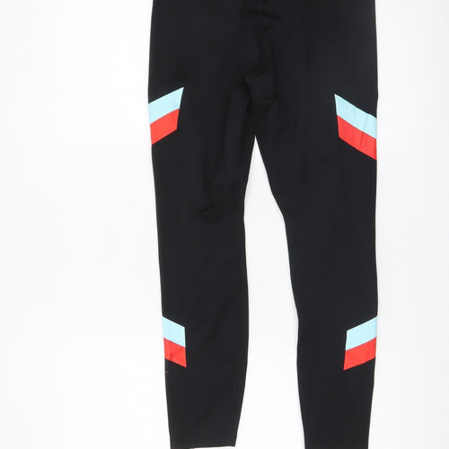 Nike Womens Black Leggings M Sports Stretch Mid Rise