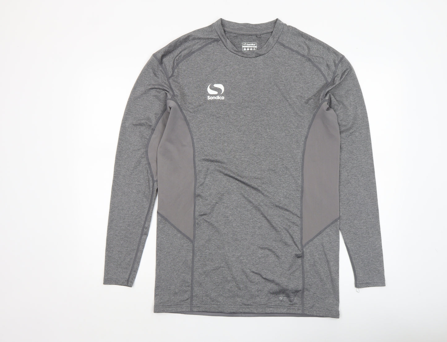 Sondico Men's Grey 3XL Long Sleeve Compression Top