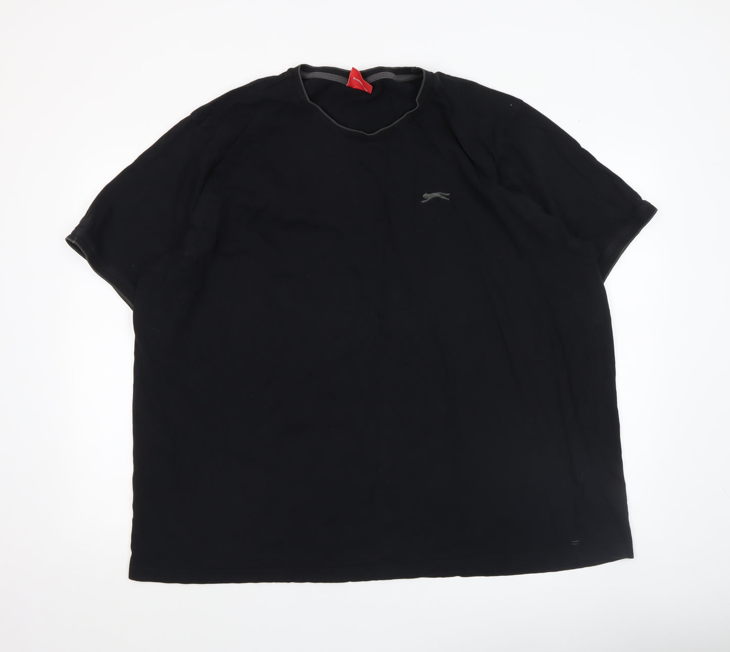 Slazenger Men's Black 4XL Cotton Crew Neck T-Shirt